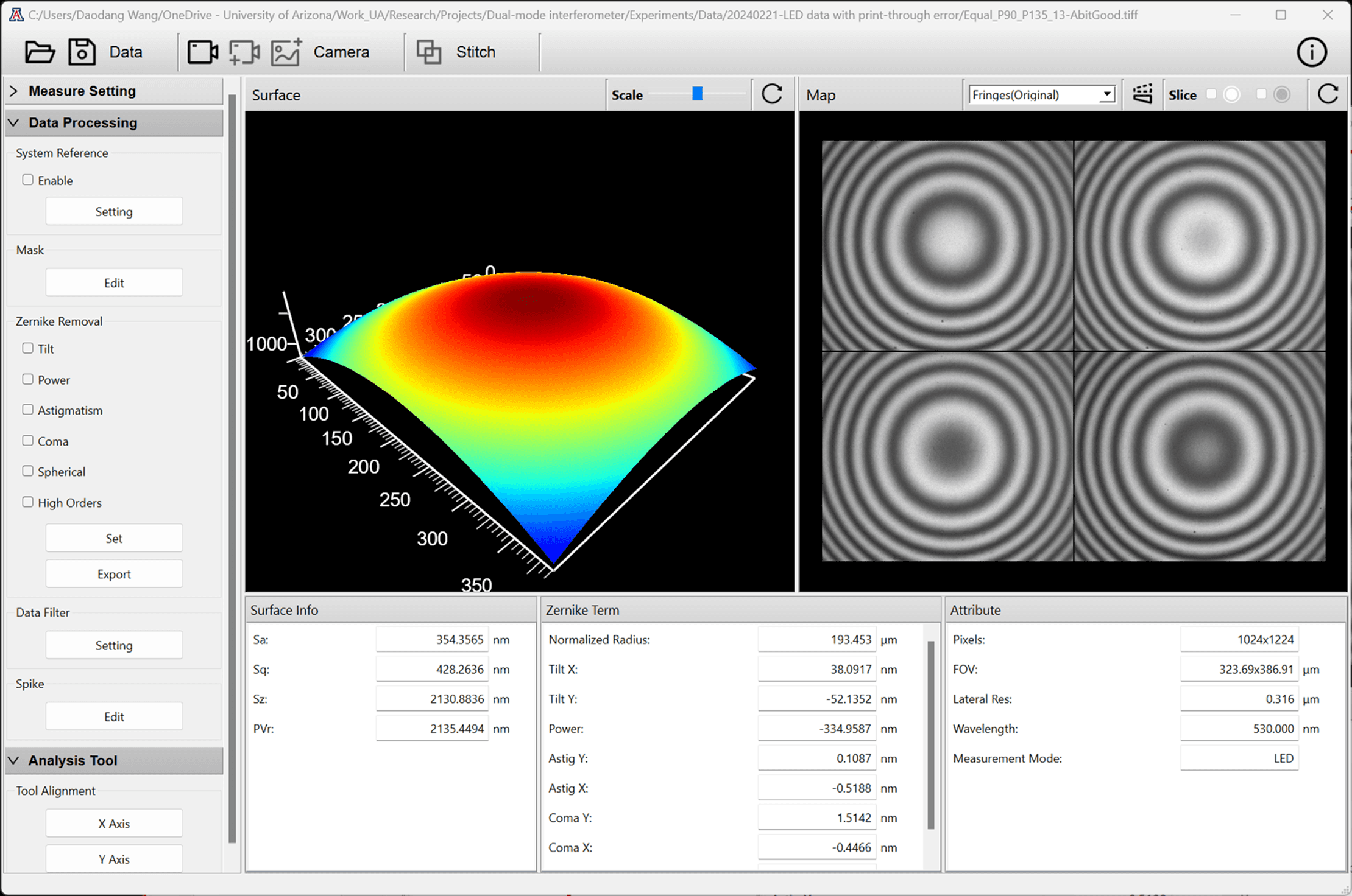 Software Interface