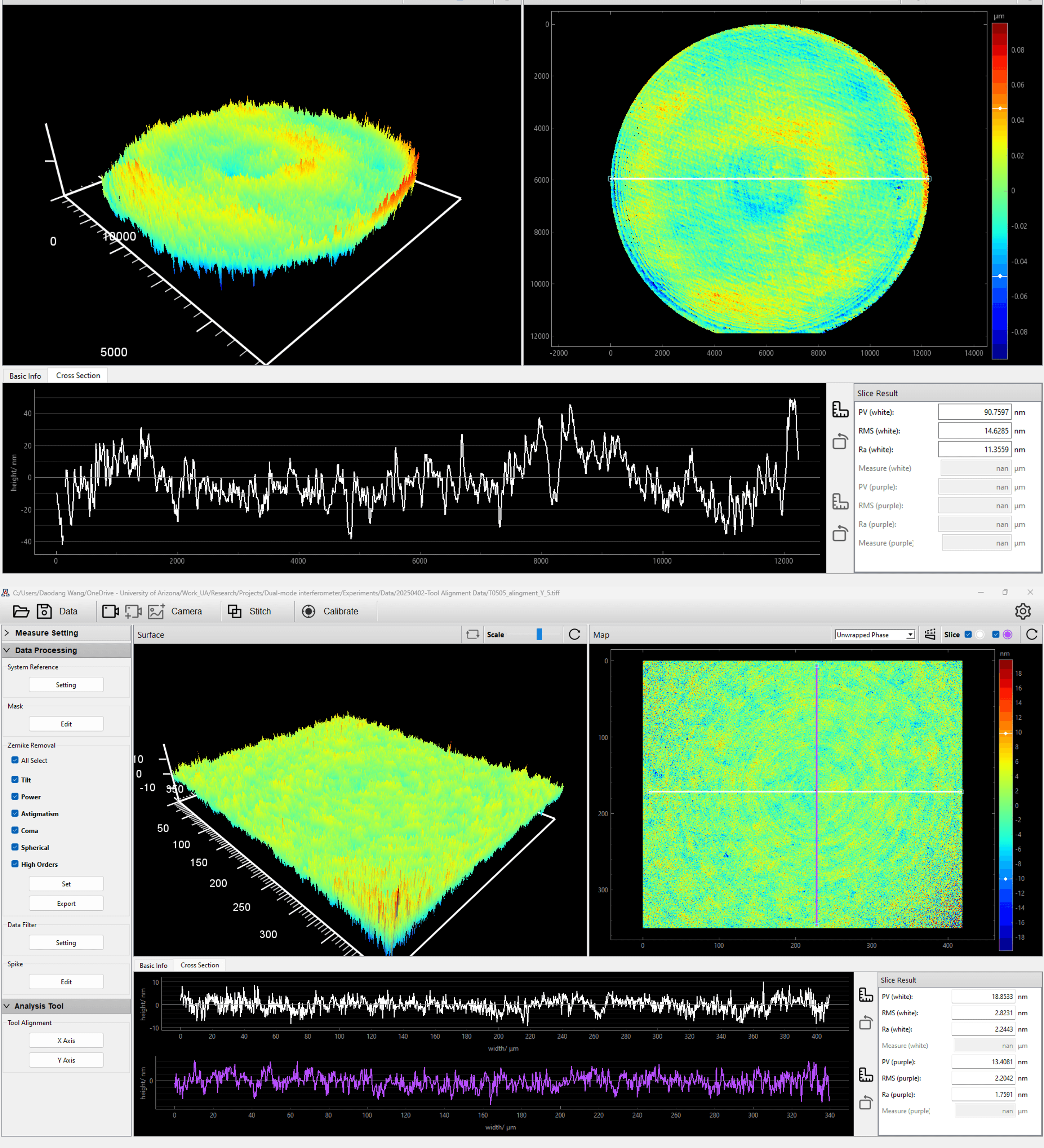 SPDT Tool Alignment